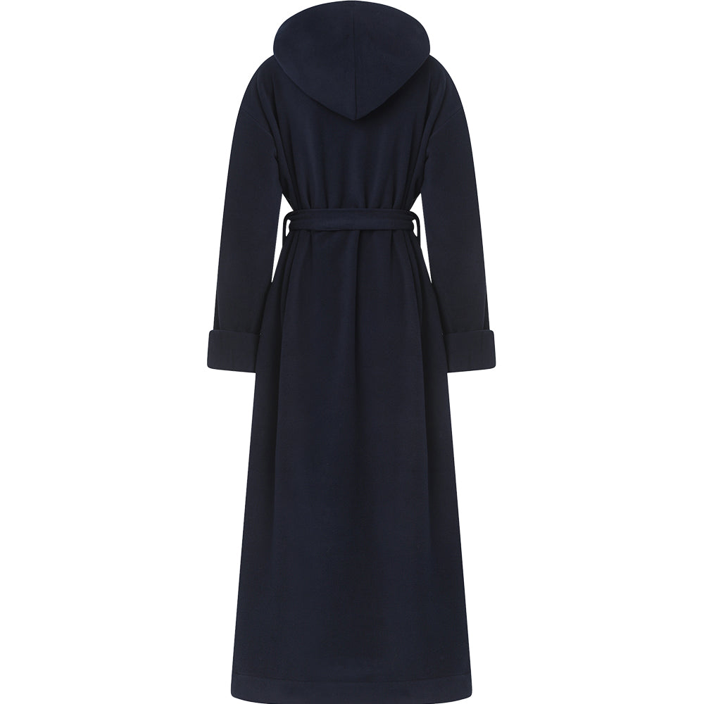 Badekåpe NORDBAEK Sea Glow - luksus damekåpe i myk fleece – Navy