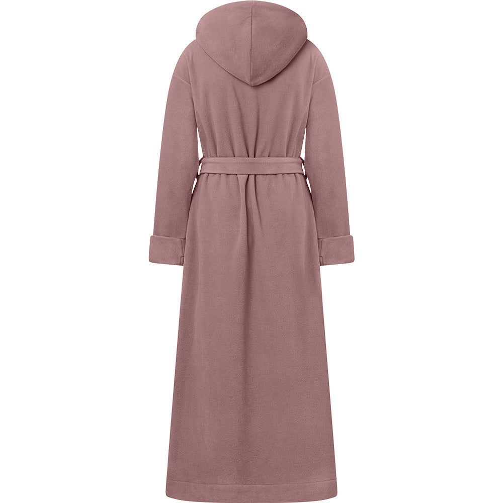 Badekåpe NORDBAEK Sea Glow - luksus damekåpe i myk fleece – Blush