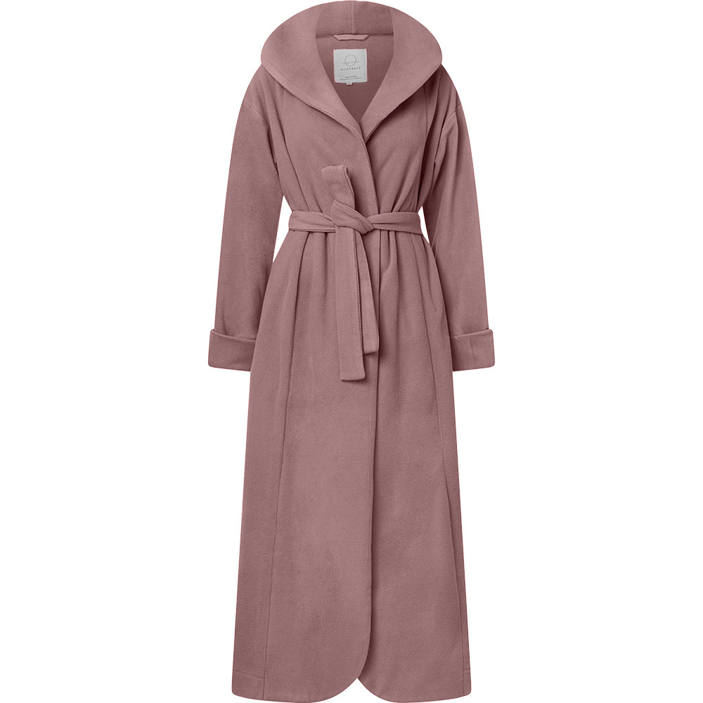 Badekåpe NORDBAEK Sea Glow - luksus damekåpe i myk fleece – Blush