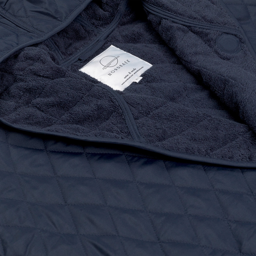 NORDBAEK Badekåpe NORDBAEK Wild Shore - vindtett herrekåpe med 100% oeko-tex bomull Bath robe Navy