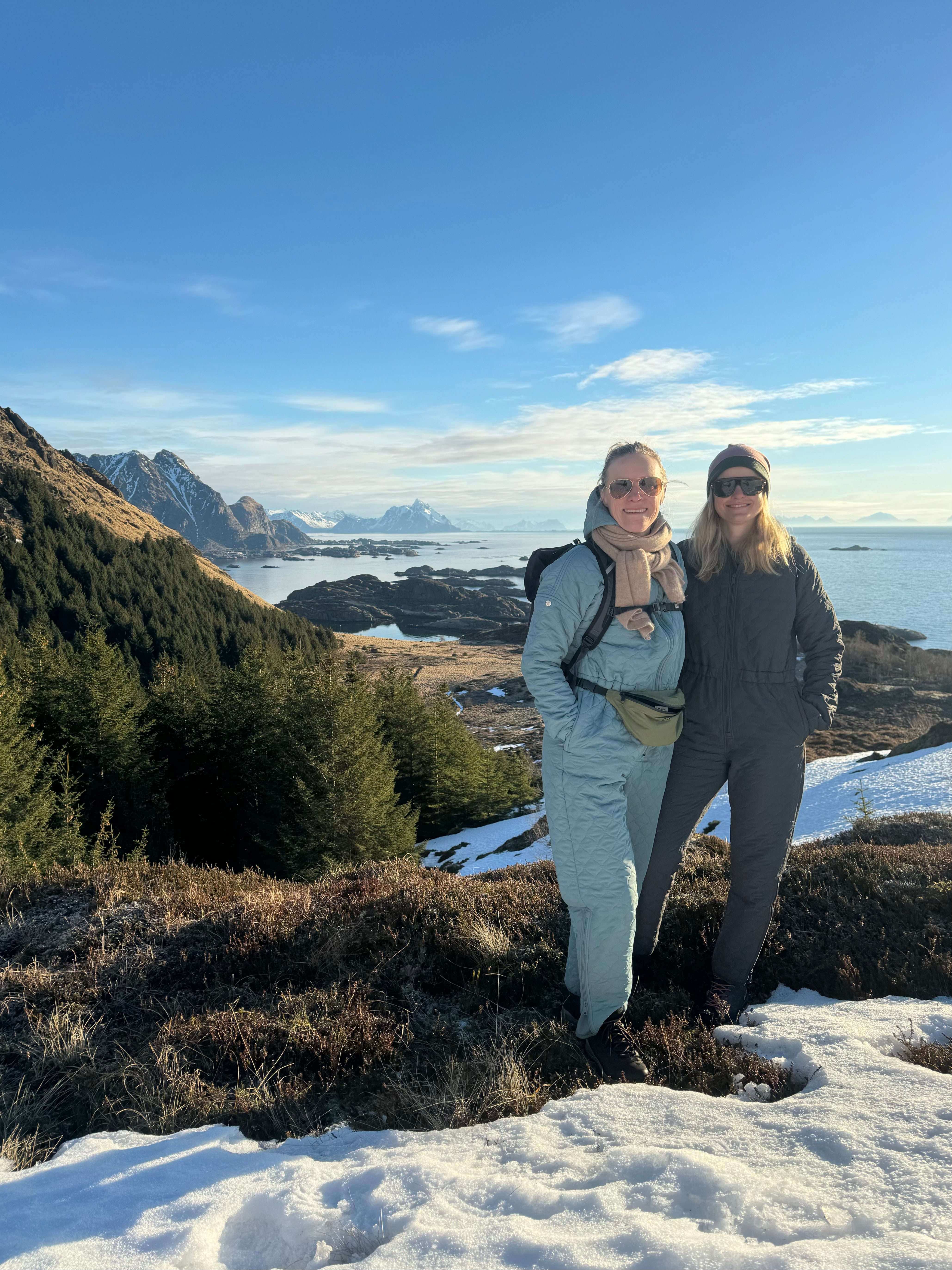 Heldrakt NORDBAEK Cosy Bay – vindtett damedrakt i resirkulerte materialer - Grey