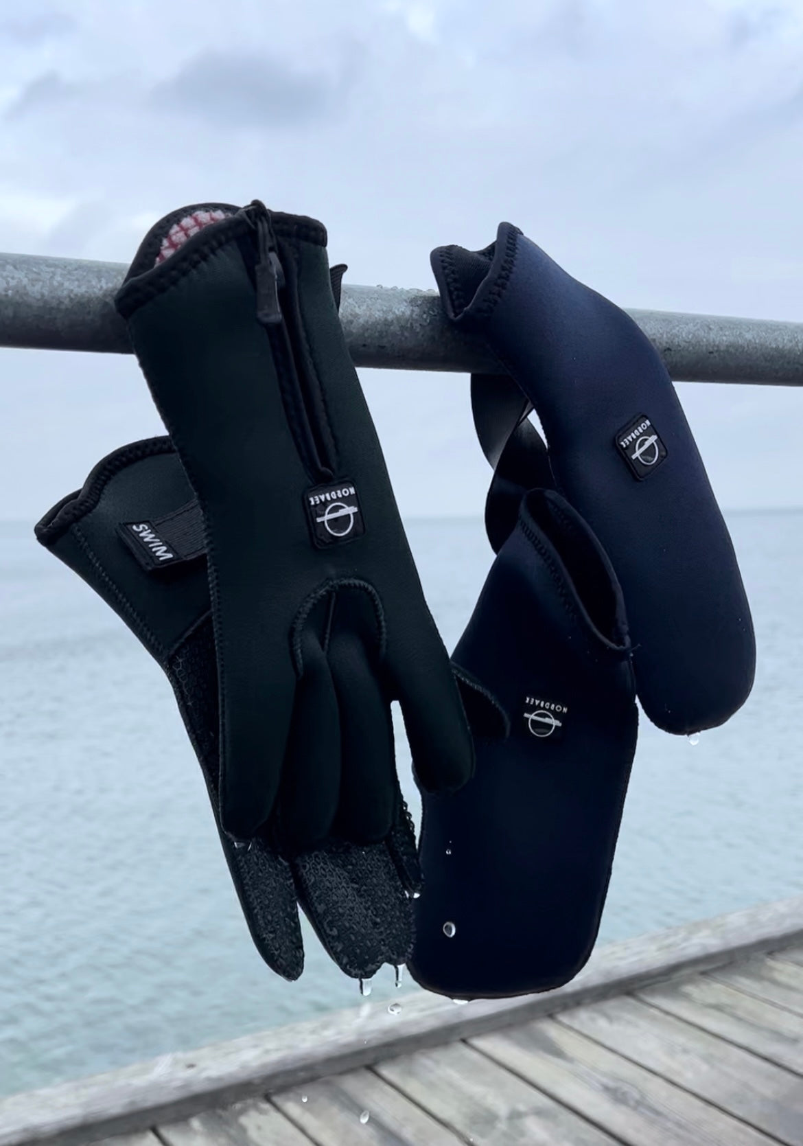 Neoprenhansker 5 fingre NORDBAEK Deep Tide - unisex - Green