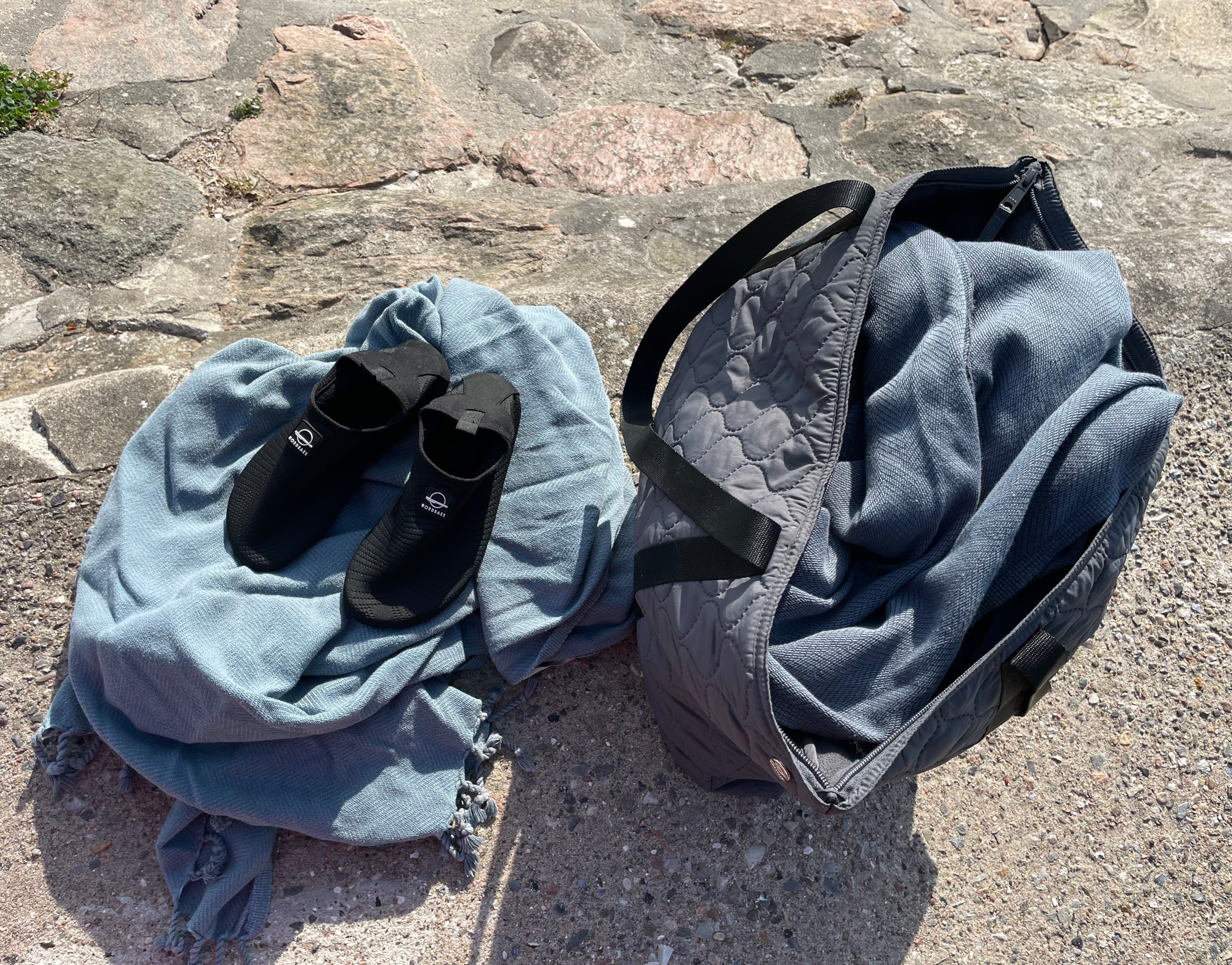 Bag NORDBAEK Happy Bay – stor og praktisk i resirkulerte materialer - Grey