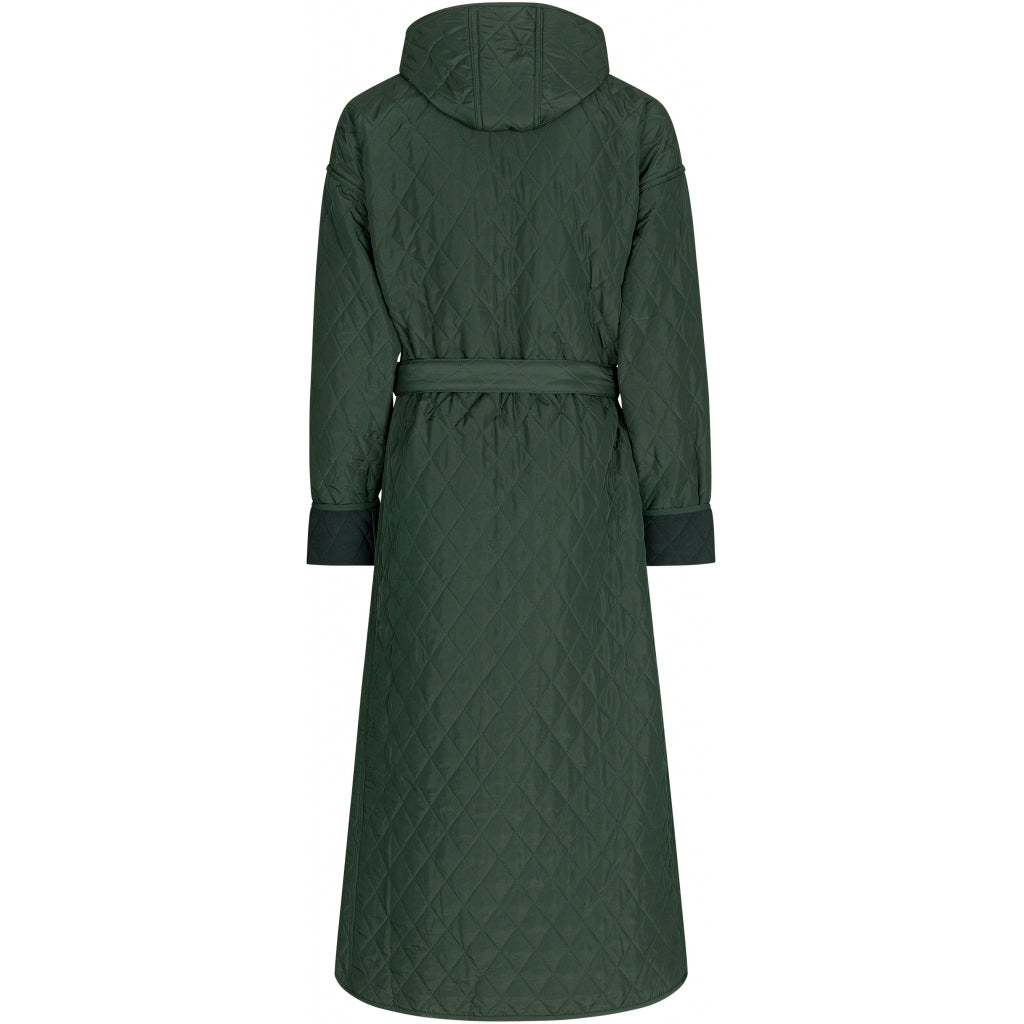 NORDBAEK Badekåpe NORDBAEK Long Beach - vindtett herrekåpe med 100% resirkulert fleece Bath robe Green
