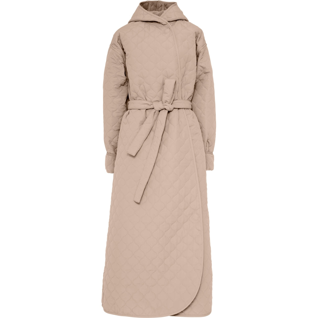 NORDBAEK Badekåpe NORDBAEK Windy Ocean - dame vindtett resirkulert fleece Bath robe Sand