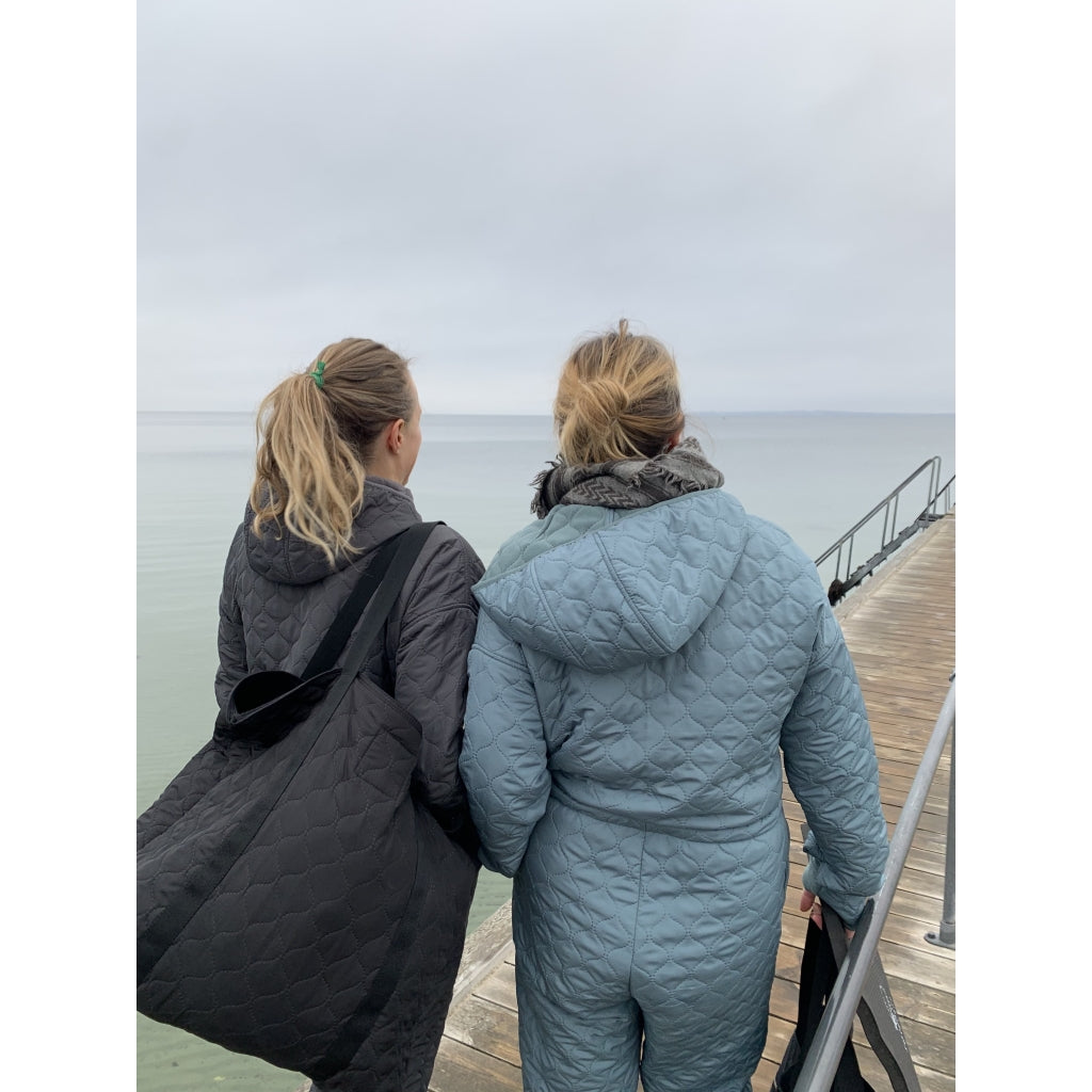 NORDBAEK Heldrakt NORDBAEK Cosy Bay – vindtett damedrakt i resirkulerte materialer Jumpsuit Grey
