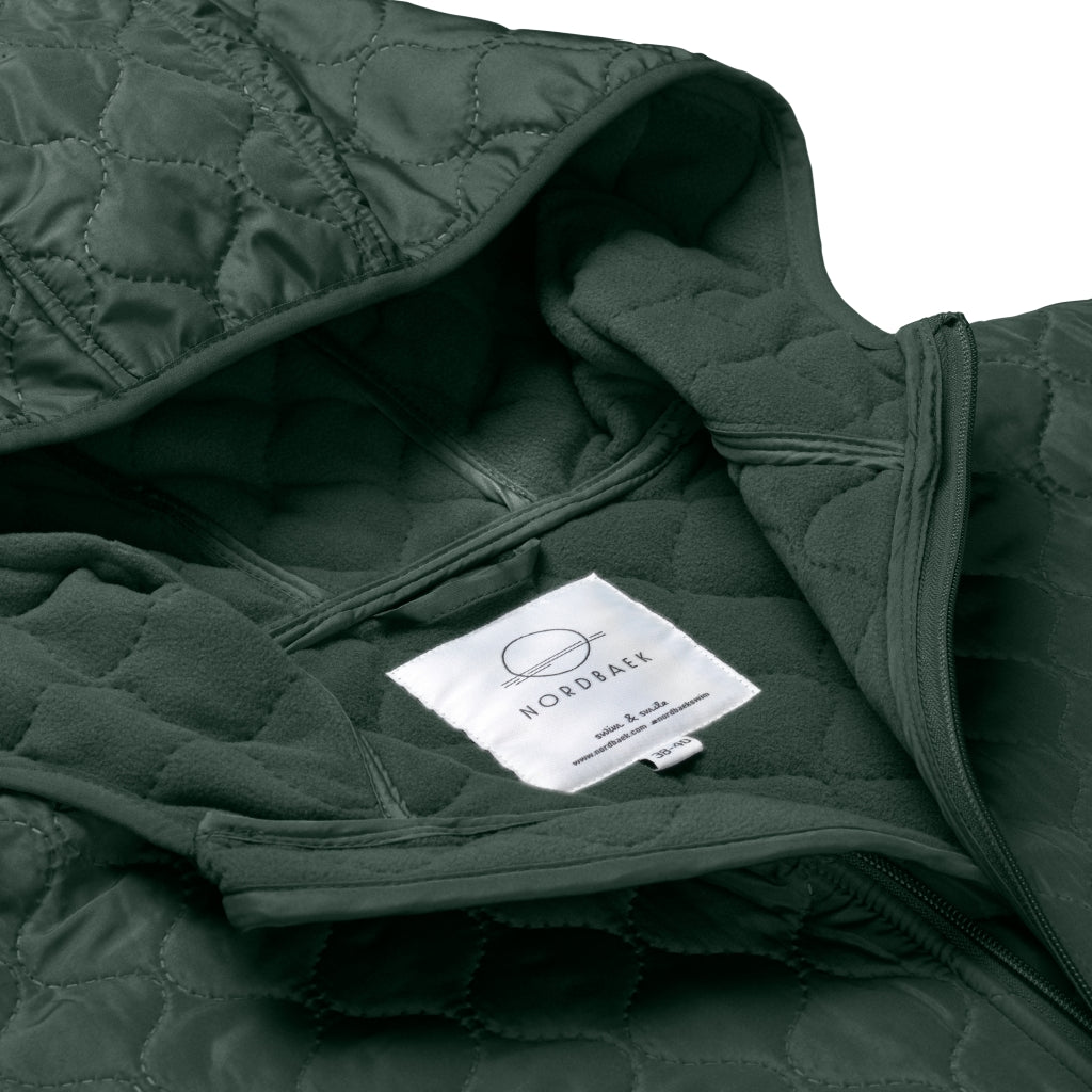 NORDBAEK Heldrakt NORDBAEK Cosy Bay – vindtett damedrakt i resirkulerte materialer Jumpsuit Green