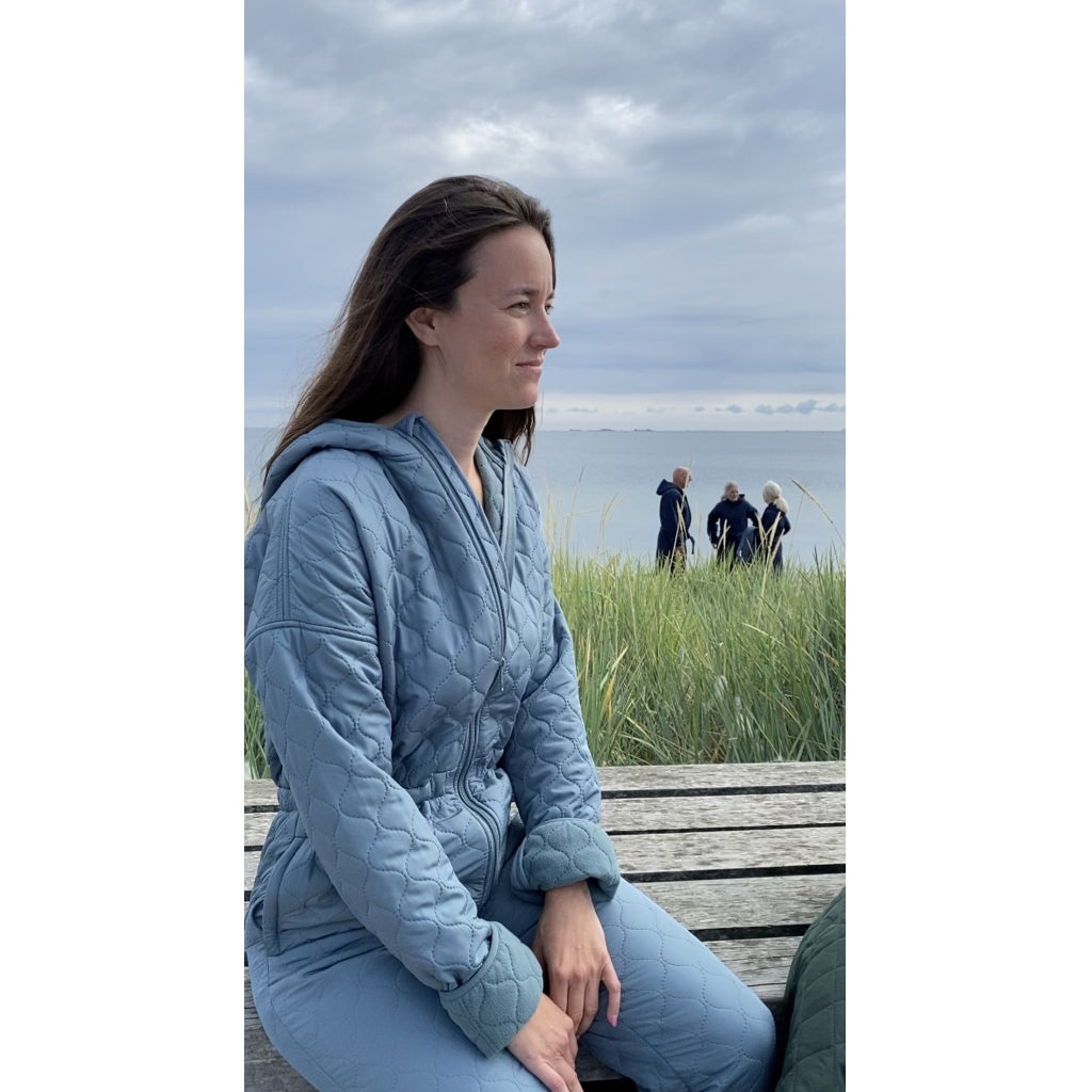 NORDBAEK Heldrakt NORDBAEK Cosy Bay – vindtett damedrakt i resirkulerte materialer Jumpsuit Aqua