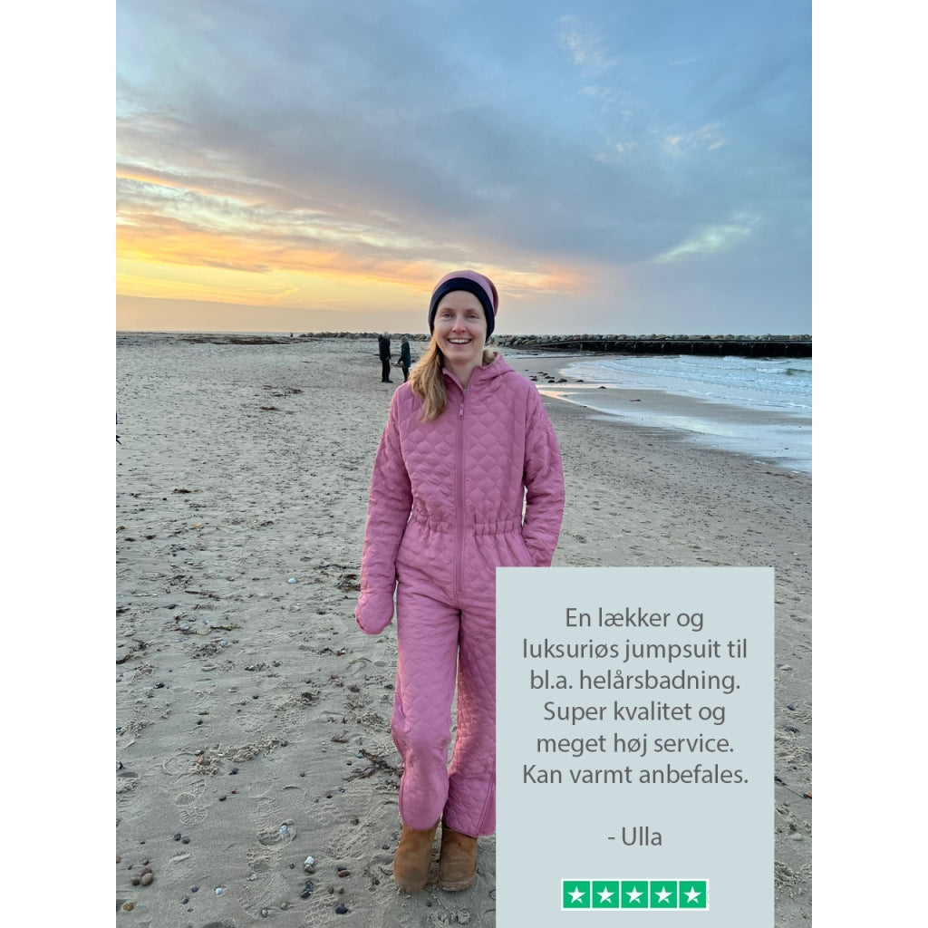 NORDBAEK Heldrakt NORDBAEK Cosy Bay – vindtett damedrakt i resirkulerte materialer Jumpsuit Berry