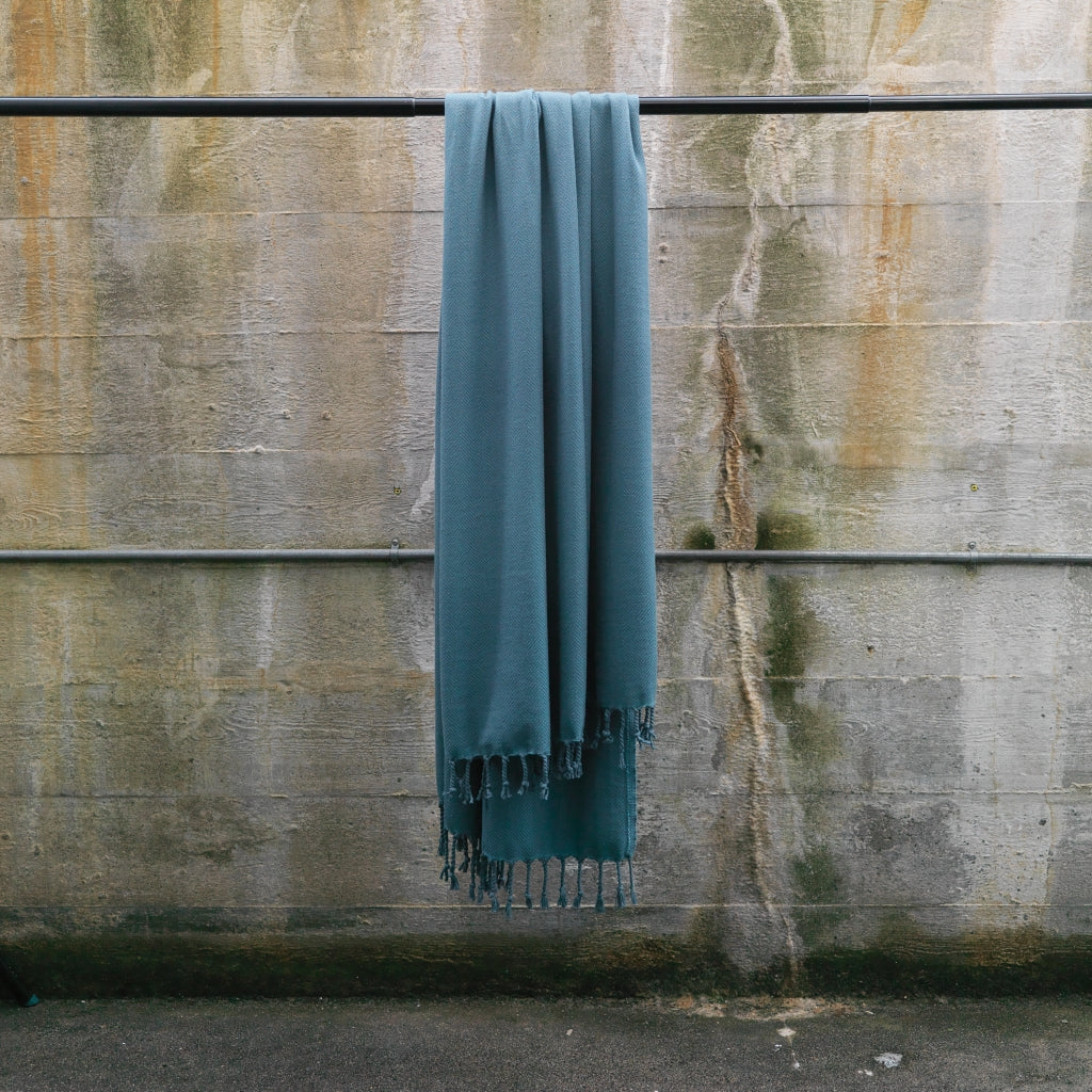 NORDBAEK Nordic Hamam NORDBAEK Cosy Comfort – oeko-tex, ekstra mykt og stort Hamam towel BlueAqua