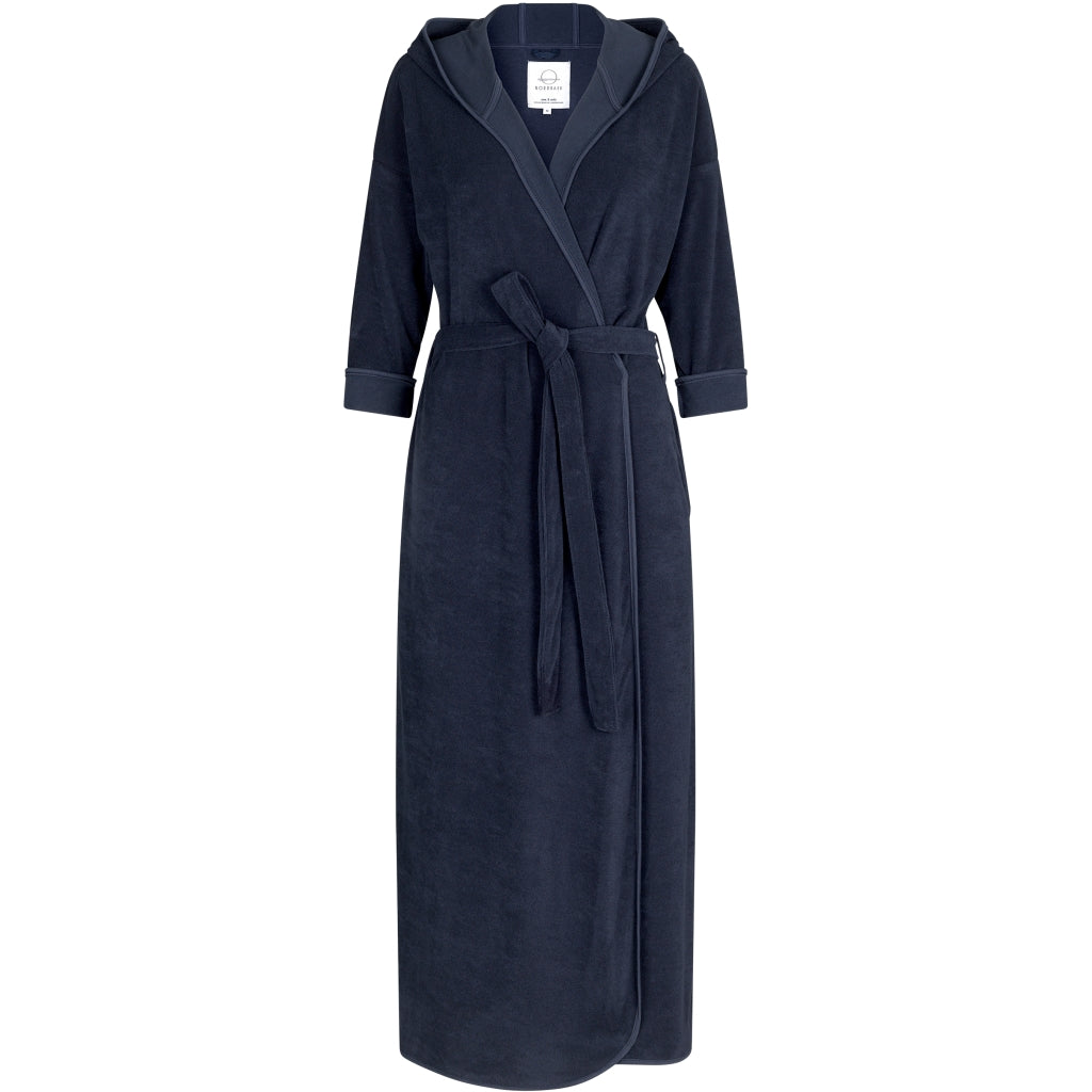 NORDBAEK Badekåpe NORDBAEK Summer Waves - damekåpe i bomullsblanding med stretch Bath robe Navy