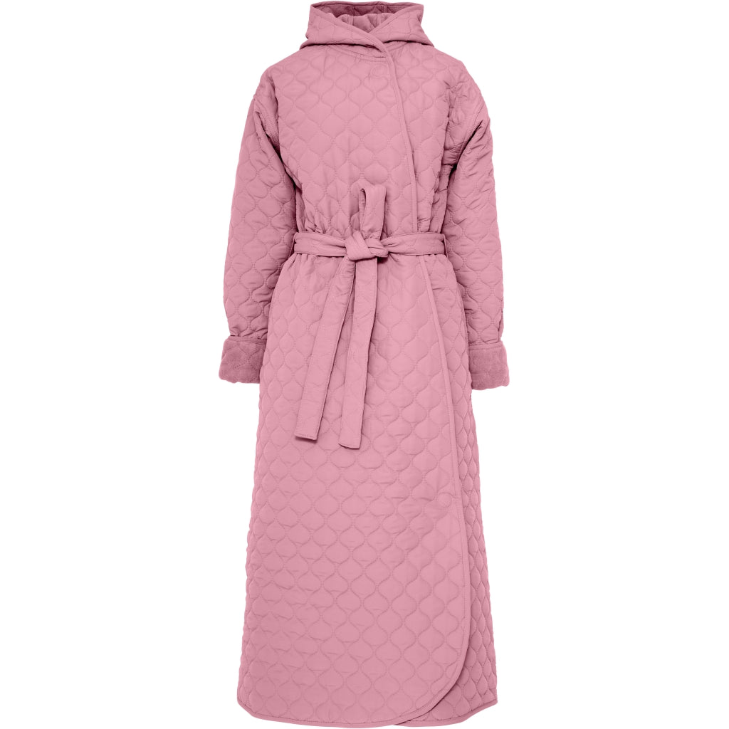 NORDBAEK Badekåpe NORDBAEK Windy Ocean - dame vindtett resirkulert fleece Bath robe Berry