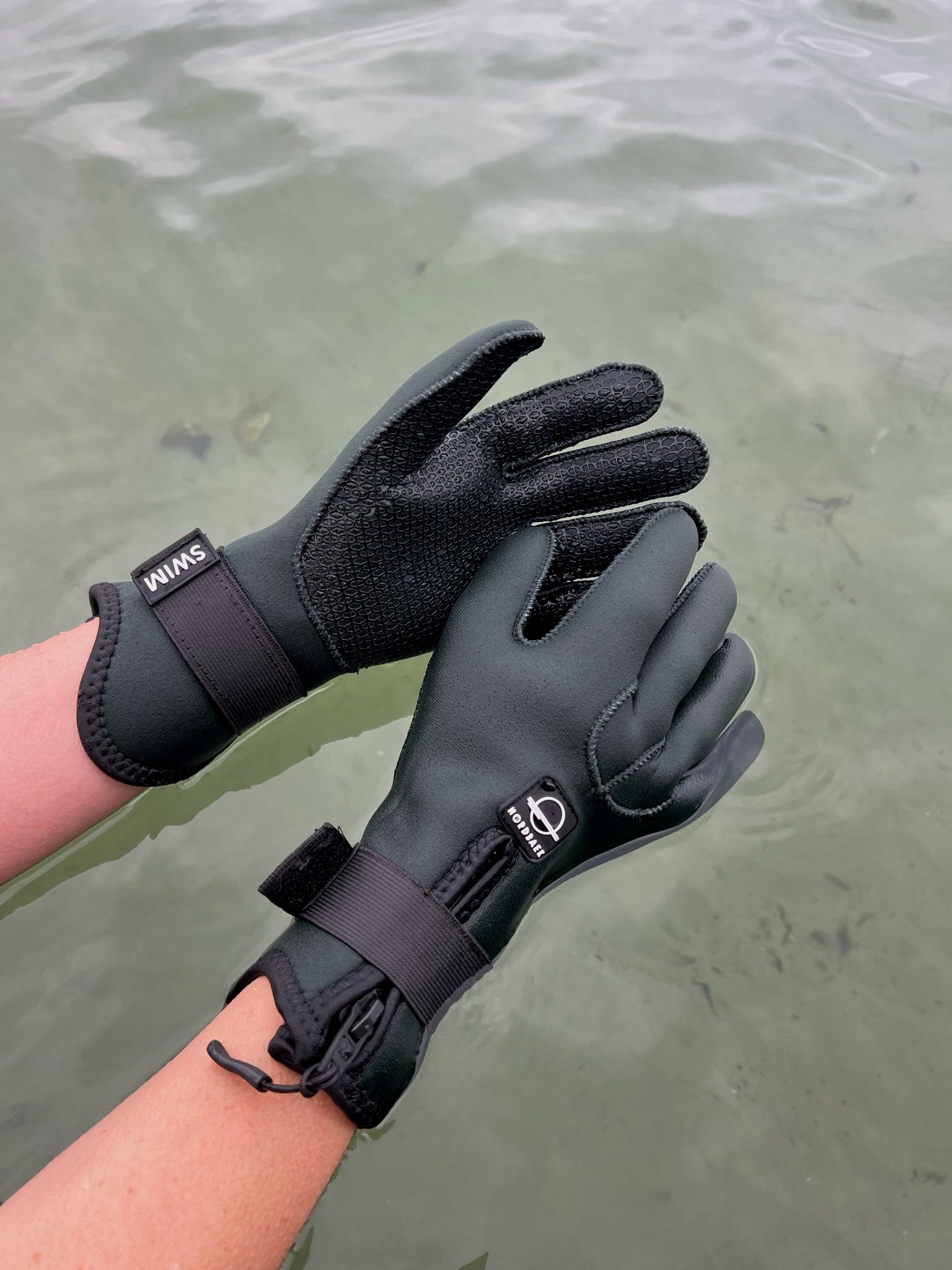 Neoprenhansker 5 fingre NORDBAEK Deep Tide - unisex - Green