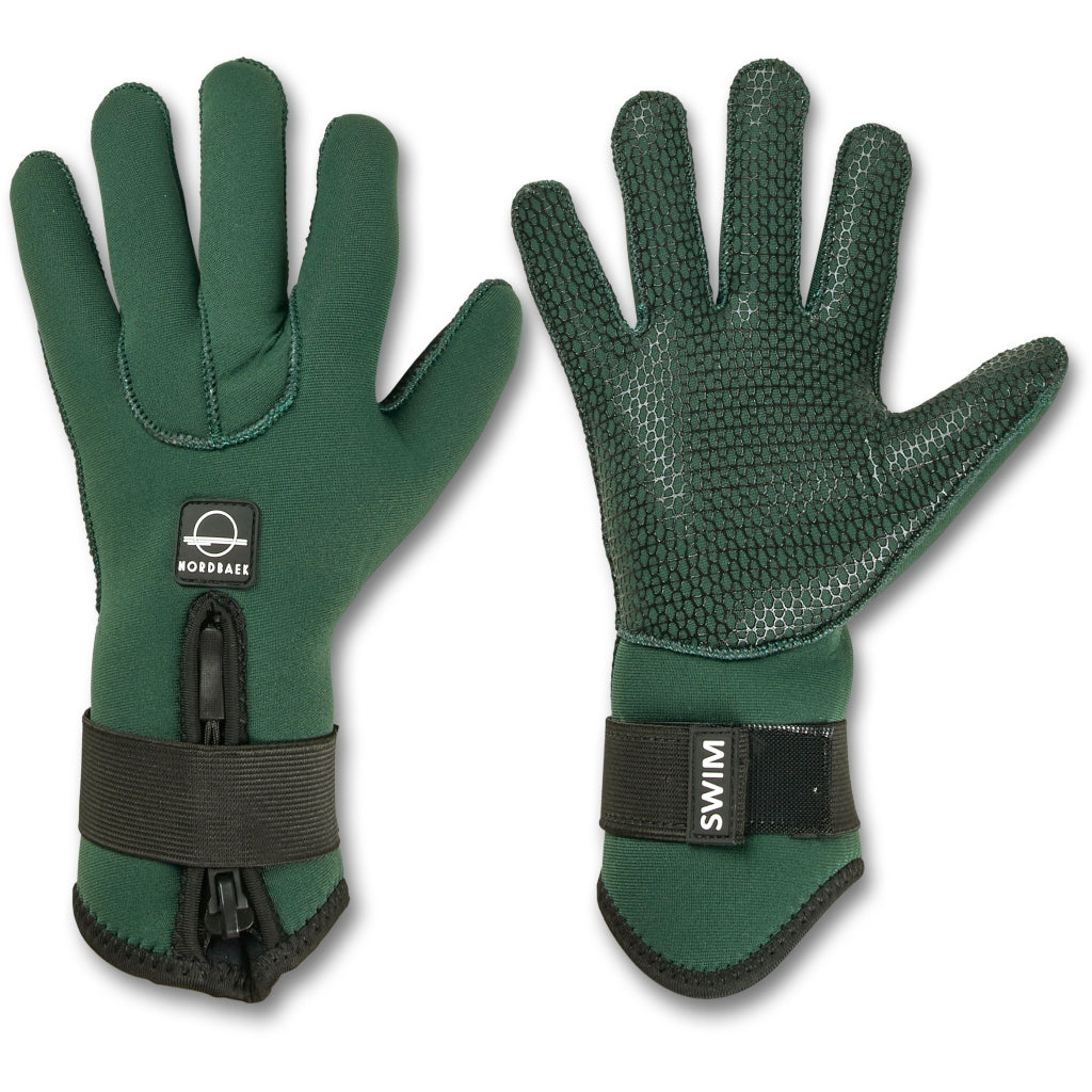 NORDBAEK Neoprenhansker 5 fingre NORDBAEK Deep Tide - unisex Gloves Green