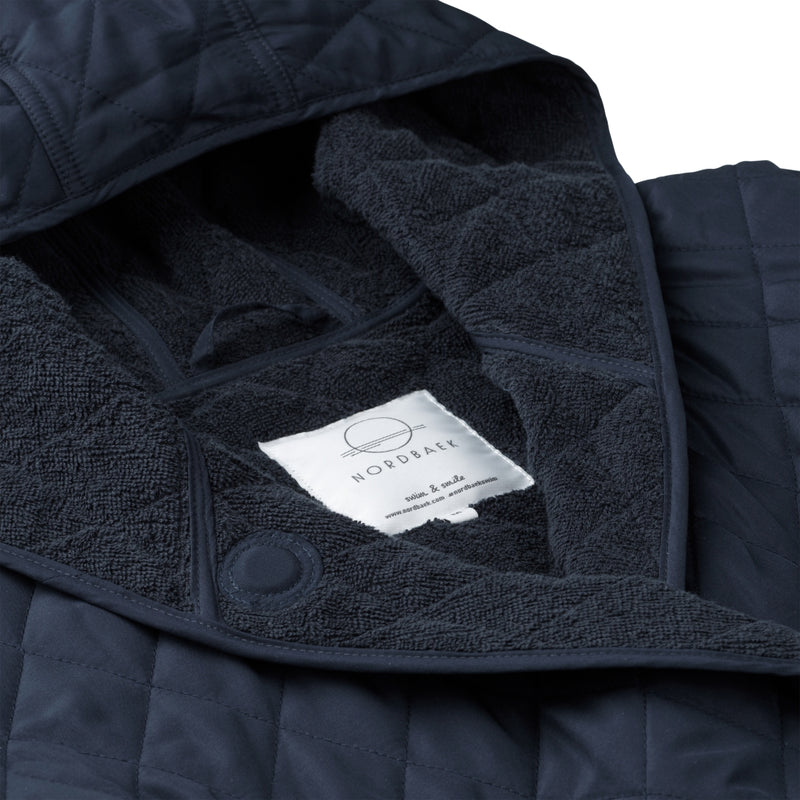 NORDBAEK Badekåpe NORDBAEK Soft Breeze - dame vindtett oeko-tex bomull Bath robe Navy Blue