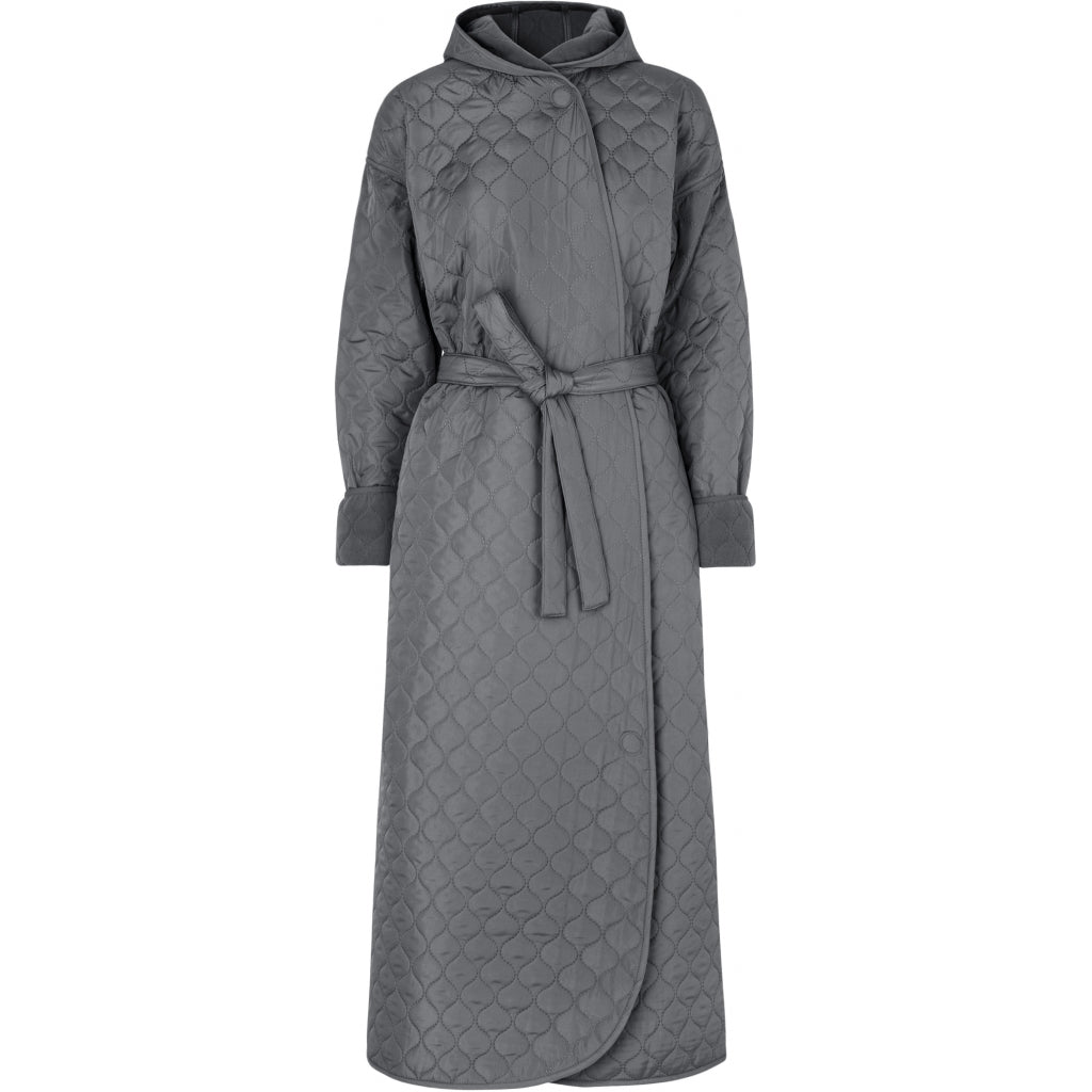 NORDBAEK Badekåpe NORDBAEK Windy Ocean - dame vindtett resirkulert fleece Bath robe Grey