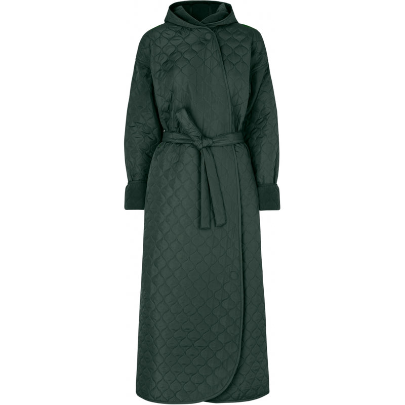NORDBAEK Badekåpe NORDBAEK Windy Ocean - dame vindtett resirkulert fleece Bath robe Dark Green