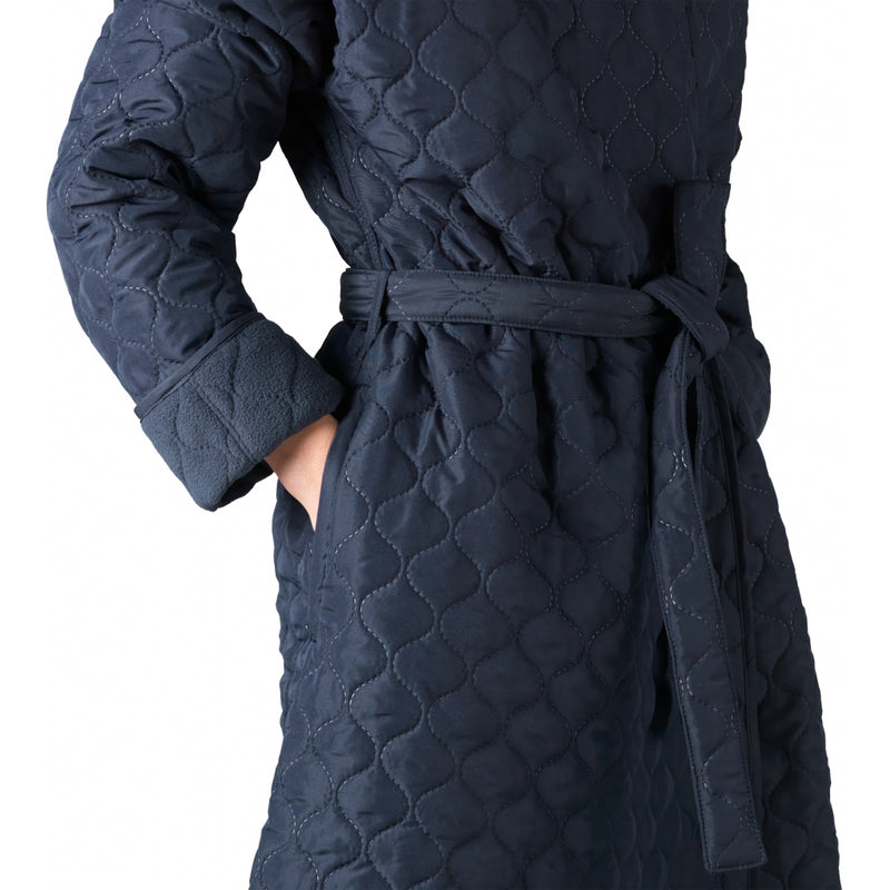 NORDBAEK Badekåpe NORDBAEK Windy Ocean - dame vindtett resirkulert fleece Bath robe Navy Blue