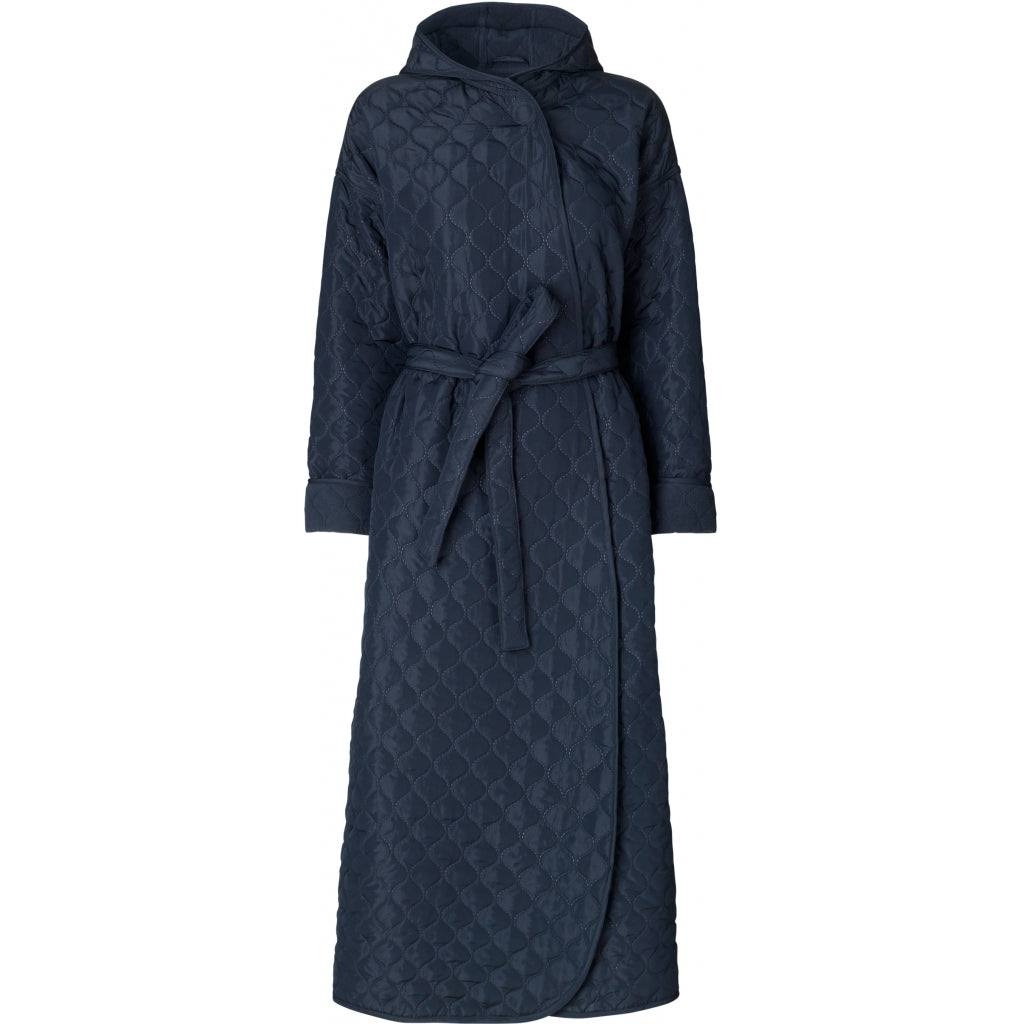 NORDBAEK Badekåpe NORDBAEK Windy Ocean - dame vindtett resirkulert fleece Bath robe Navy