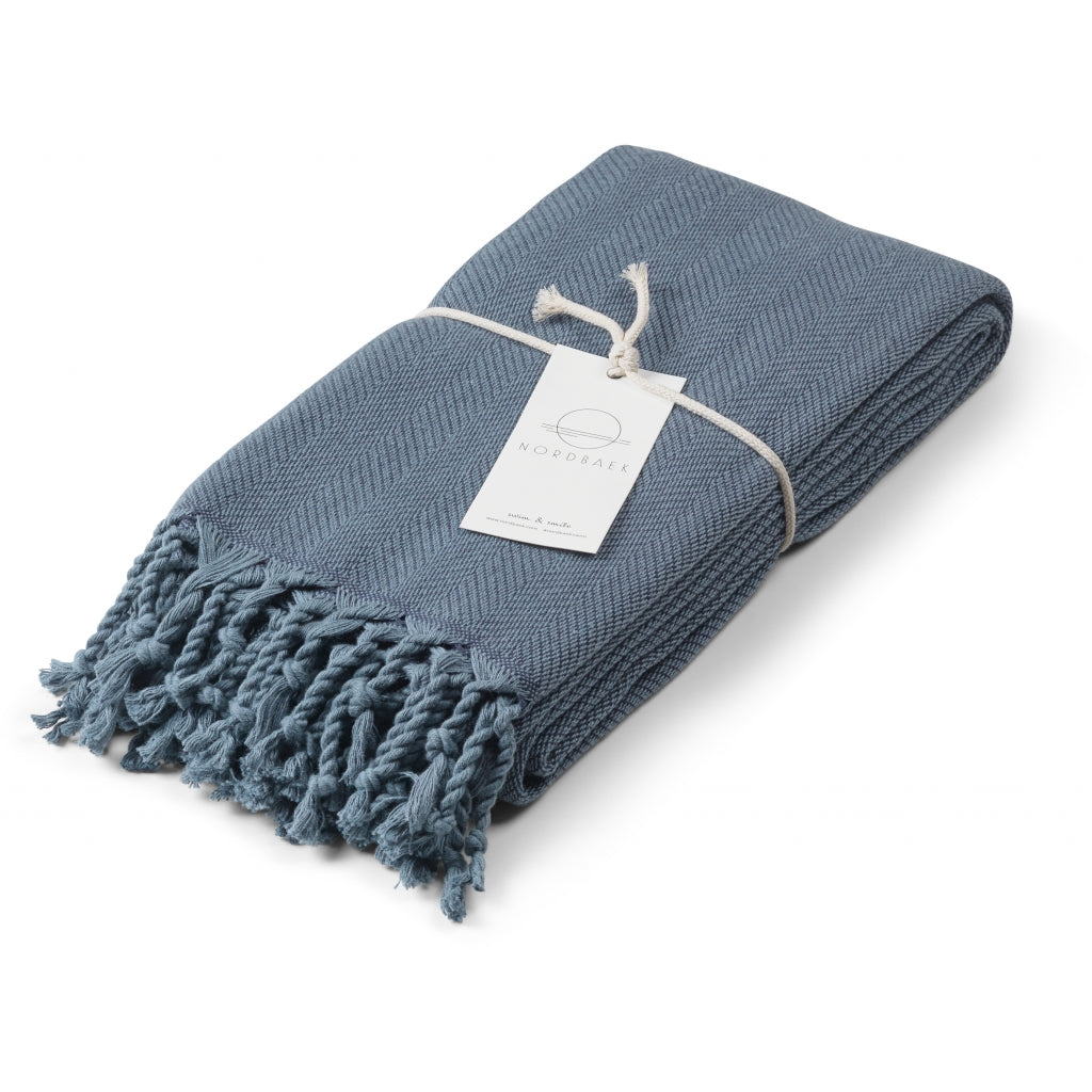 NORDBAEK Nordic Hamam NORDBAEK Cosy Comfort – oeko-tex, ekstra mykt og stort Hamam towel BlueNavy